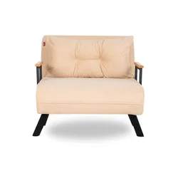 Atelier del Sofa Sando Single Fotelja na razvlačenje, Krem