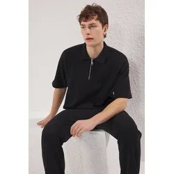 Trendyol Muška majica TMNSS25PO00006, Crna
