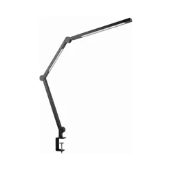 LED prigušiva dodirna fleksibilna stona lampa sa stezaljkom LED/12W/230V crna