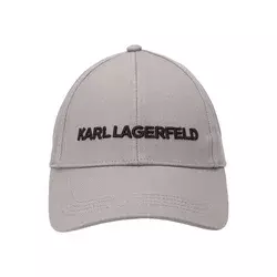 Karl Lagerfeld Kapa ESSENTIAL siva/črna