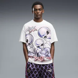 PUMA Melo Asteriks Oversized Tee Men, Clothing, White, L