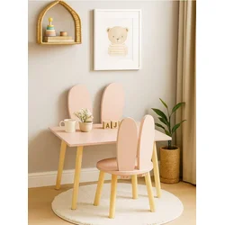 Sinsay - Dečji sto i stolica - pastelno roze