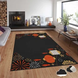Conceptum Hypnose tepih s novogodišnjim motivima Asr-Crpt-80, Pravougaoni, 100 x 180 cm, Šareni