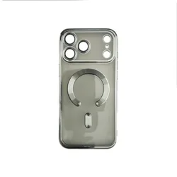Silikonska futrola Magsafe Iphone 17 Pro Max SILVER