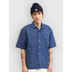 Redefined Rebel RRElton Oversized Fit Shirt mid blue