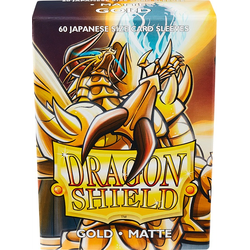Dragon Shield 60 Japanese Size Sleeves - Gold Matte