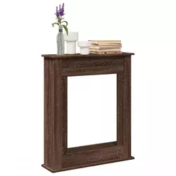 Okvir za kamin boja hrasta 75x20x87,5 cm od konstruiranog drva