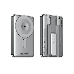 Remax Power Bank Magsafe CX-2 15W 10000mAh srebrni