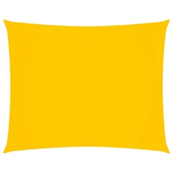 Jedro protiv sunca od tkanine Oxford pravokutno 5 x 6 m žuto
