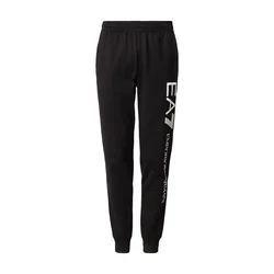 EA7 Emporio Armani Hlače črna/bela