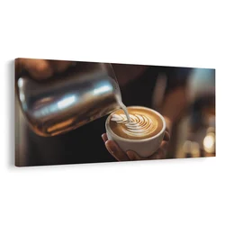 Slika mojstrstvo latte arta - 100x50