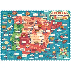 Ravensburger - Puzzle Iberski vinski izlet - 1 000 kosov