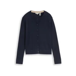 TOM TAILOR Pletena jopa temno modra