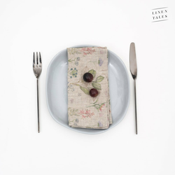 Laneni prtički v kompletu 2 ks Botany – Linen Tales