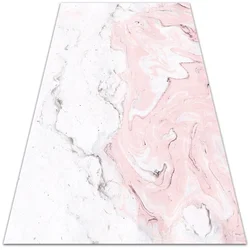 Decormat Podloga za teraso Beli in roza marmor 60x90 cm