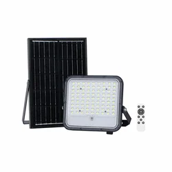 M452080-C5 50W 6500K crni IP65 solarni LED reflektor set AL body Mitea Lighting