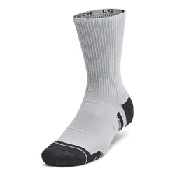 Under Armour Unisex UA Perf Tech Crew Nogavice 6 parov Siva