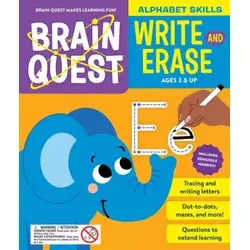 Brain Quest Write and Erase: Alphabet Skills