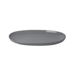 Blomus Servirni krožnik 30 cm ovalni RO Sharkskin