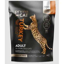 Prima Cat hrana za mačke Grain free Adult Sterilised - Turkey with Insect protein 400g