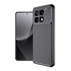 Maska za telefon Carbon Defender za Xiaomi 14T, Crna