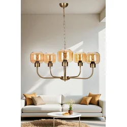 Opviq Luster 2587501, Zlatne boje