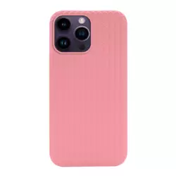 Maska Knit za iPhone 14 Pro roze.