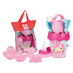 Androni 7204-PIFE Pesek set Pirati v torbi - roza