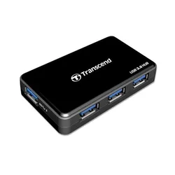 Transcend Transcend HUB3 USB 3.0 Hub, 4 porta, crni