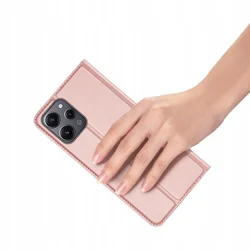 Knjigasta futrola DUX DUCIS Skin Pro za Xiaomi Poco M6 Pro/Redmi 12/Redmi Note 12R - Roza KP29346
