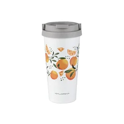 Florina Termo vrček Orange iz nerjavečega jekla 500 ml