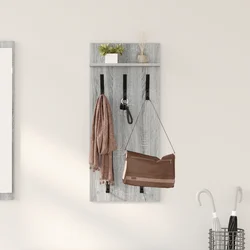 Vješalica za kapute na zidu Zidne Siva Sonoma 40 x 10 x 90 cm