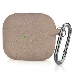 Silikonski zaščitni etui Silica Skin za Apple AirPods 3 slušalke - bež