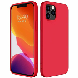 Silikonska Soft Case zaštitna maska za iPhone 13 Pro Max: crvena