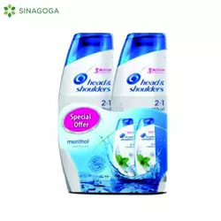 SAMPON H&S MENTOL 2X360ML (6) P&G NELT