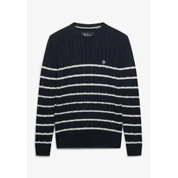 Superdry & Co Pulover Studios marine/bela