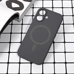 Maska za iPhone 17 6.3 Magsafe Pure color, Siva