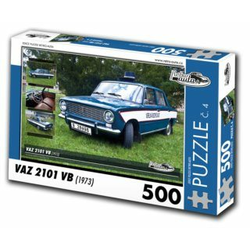 Retro cars - Puzzle VAZ 2101 CB (1973) - 500 kosov