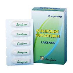SINEFARM Glicerolske supozitorije A10
