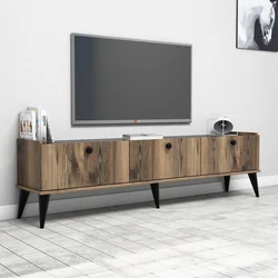Hanah home TV Komoda Lidya Bež-Mermer