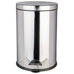 KOŠ ZA SMEĆE S PEDALOM I POKLOP. INOX-5L