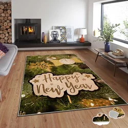 Conceptum Hypnose tepih s novogodišnjim motivima Asr-Crpt-100, Pravougaoni, 100 x 180 cm, Šareni