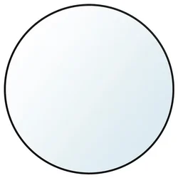 LINDBYN Ogledalo, črna, 50 cm