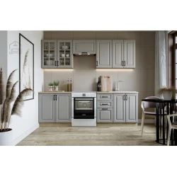 Kuhinjski sestav Elizabeth 240 - korpus hrast sonoma, front siv