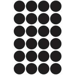 Avery-Zweckform Točke za obilježavanje Avery Zweckform 3003, promjer 18 mm,crne boje, 96 komada