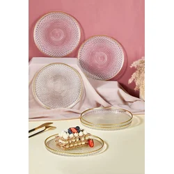 Hermia Set dezertnih tanjira, 6 komada, Providni