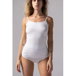 POMIRISHI BAMBOO UNDERWEAR Ženska majica na bretele, Bela