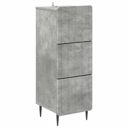 Ormar s ladicama Betonska siva 33 x 34,5 x 92 cm