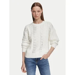 Guess Pulover W6YR21 Z0965 Bela Regular Fit