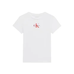 Calvin Klein Jeans Majica rdeča/črna/bela